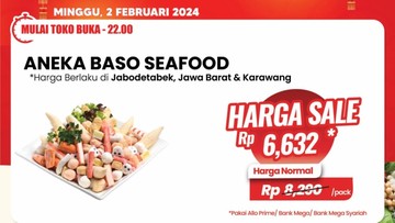 Baso Seafood Diskon Gede-gedean di Transmart Full Day Sale