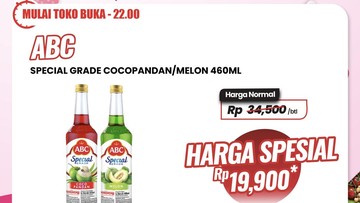 Bikin Parsel Makin Murah, Produk Sirup Diskon di Transmart Full Day Sale