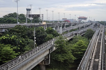 Skytrain Bandara Soetta Berhenti Beroperasi Sementara