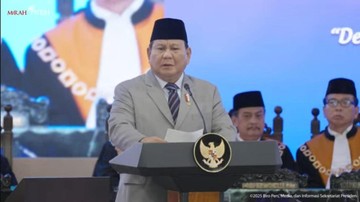 Bicara Soal Kualitas Hidup Hakim, Prabowo Cari Sri Mulyani
