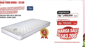 Produk Kasur Empuk Banting Harga, Buruan ke Transmart Full Day Sale!