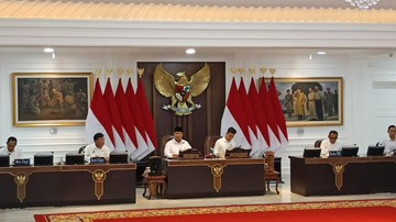 Persiapan Lebaran, Prabowo Kumpulkan Menteri Buat Sidang Kabinet di Istana