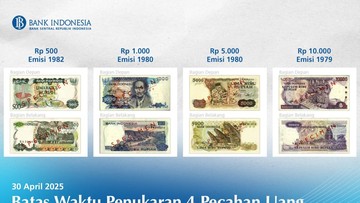 BI Tarik 4 Pecahan Uang Kertas Rupiah, Ini Daftarnya