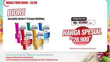 Serbu! Beli Sabun Mandi di Transmart Full Day Sale Dapat Harga Spesial