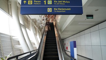 Eskalator di 3 Stasiun LRT Jabodebek Diperbaiki, Ini Daftarnya