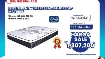 Beli Kasur di Transmart Full Day Sale Diobral Murah, Hanya Rp 1,3 Jutaan