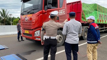 Operasi ODOL, 75 Truk Obesitas di Lima Ruas Tol Ditindak