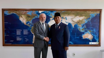 Prabowo Ajak Brasil Produksi Rudal-Kapal Selam Bareng