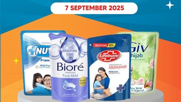 Cuma di Transmart Full Day Sale, Sabun Mandi-Cuci Piring Semurah Ini