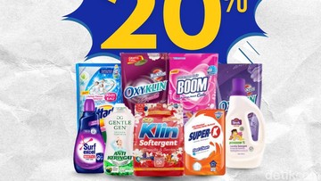 Cuma di Transmart Full Day Sale, Deterjen Cair Banting Harga!