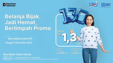 HUT BRI Ke-130 Hadirkan Banyak Cara buat Belanja Hemat hingga Rp 1,3 Juta