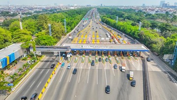Tarif 4 Ruas Tol Resmi Naik di Awal Tahun