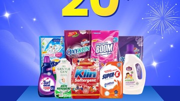 Beli Deterjen Cair di Transmart Full Day Sale Diskon 20%
