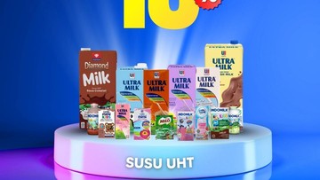Borong Susu UHT di Transmart Full Day Sale Jadi Semurah Ini