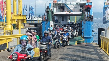 314 Ribu Penumpang Kembali ke Bali Naik Kapal Feri