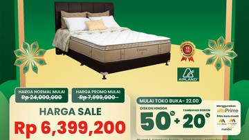 Transmart Full Day Sale! Beli Tempat Tidur Diskonnya Sebesar Ini