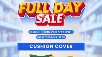 Sarung Bantal Sofa Cuma Rp 20 Ribu di Transmart Full Day Sale, Serbu!