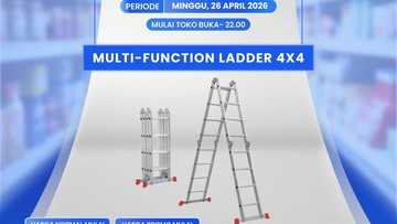 Merapat! Tangga Multifungsi Diobral Murah di Transmart Full Day Sale