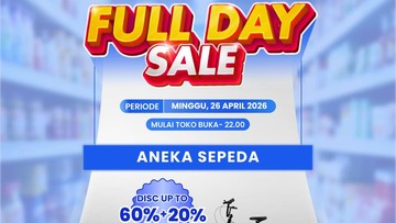 Serbu! Aneka Sepeda Banting Harga di Transmart Full Day Sale