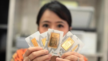 Harga Emas Antam Naik Rp 25 Ribu/Gram