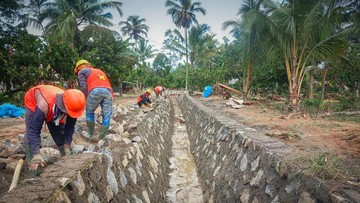 Perkuat Swasembada Pangan, Brantas Abipraya Rehabilitasi Irigasi Lampung