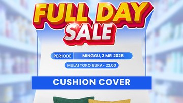 Sarung Bantal Sofa Diobral Cuma Rp 20 Ribu di Transmart Full Day Sale