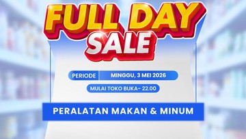 Alat Makan & Minum Banting Harga di Transmart Full Day Sale