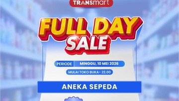 Merapat! Aneka Sepeda Diobral Murah di Transmart Full Day Sale