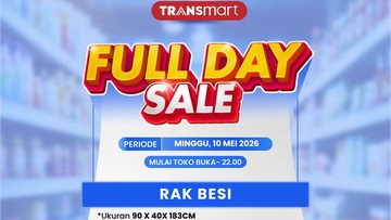 Rak Besi Banting Harga di Transmart Full Day Sale, Serbu!