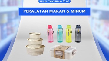 Alat Makan & Minum Diskon Gede-gedean di Transmart Full Day Sale