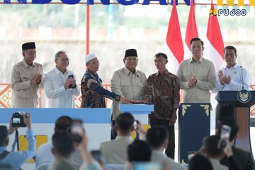 5 Bendungan Diresmikan Presiden, Menteri PU Optimalkan Jaringan Irigasi