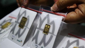 Harga Emas Antam Amblas Jadi Semurah Ini