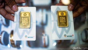Harga Emas Antam Hari Ini Melambung Tinggi