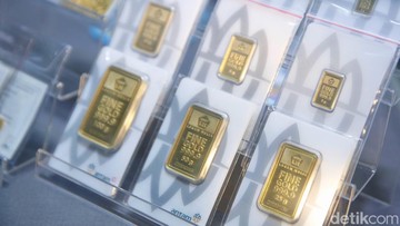 Harga Emas Antam Turun Sedalam Ini dalam Sepekan