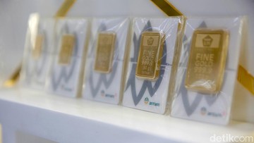Harga Emas Antam Naik Setinggi Ini dalam Sepekan